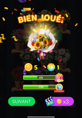 Blossom Sort - Jeux de fleurs - Capture d'écran n°4